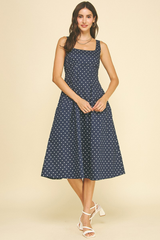 Sutton dress in navy