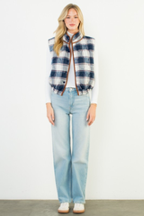 Maddi Plaid Vest