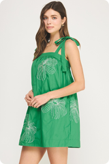 Katie dress in green