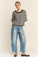 Veda stripe cardigan