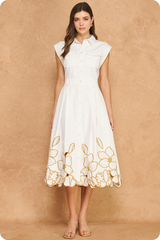 Ella dress in white