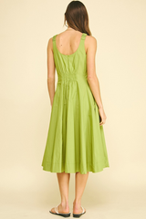 Michelle dress in matcha