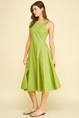 Michelle dress in matcha