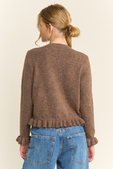 Edith Ruffle Cardigan
