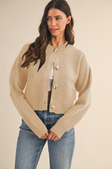 April ribbed cardigan