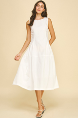Sammie dress in white