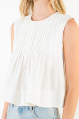 Jackie top in white