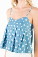Calan polka dot tank