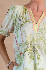 Peyton tropical blouse