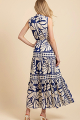 Kennedy maxi dress in blue