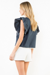 Jenny top in navy