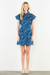 Morgan mini dress in fish print