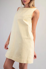 Bevin mini dress in yellow