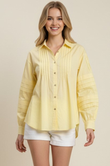 Lorainne blouse in yellow