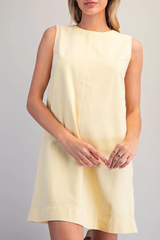Bevin mini dress in yellow