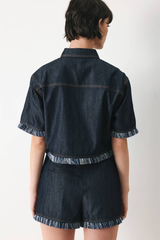 Betty crop denim jacket