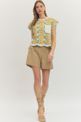 Collette top in citrus