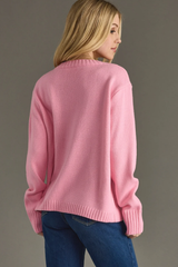 Merry Sweater in Light Pink