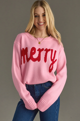 Merry Sweater in Light Pink