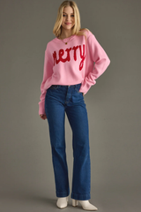 Merry Sweater in Light Pink