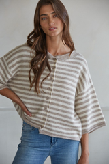 Bea stripe cardigan