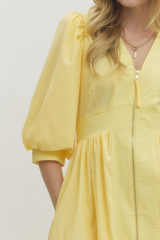 Danielle dress in yellow