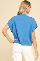 Abby top in blue
