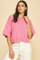 Collins sweater in pink