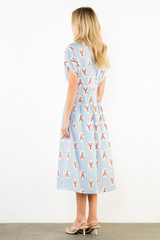 Brynlee lobster midi dress