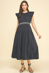 Donna maxi dress in navy