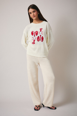 Lila lobster sweater