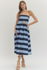 Brantley dress in bue