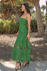 Carlie dress in green