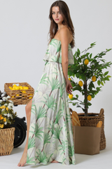 Gwen maxi dress in green