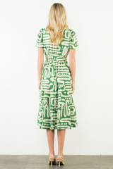 Rhonda dress in green