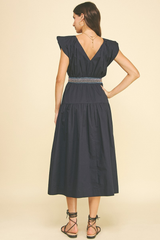 Donna maxi dress in navy