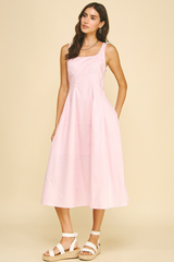 Georgia midi in pink