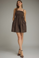 Celine mini dress in brown