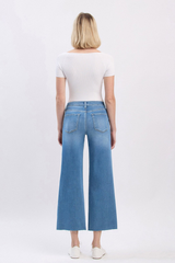 Taylor crop stretch denim