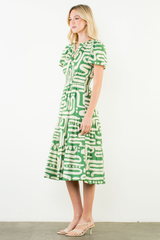 Rhonda dress in green