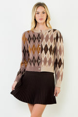 Carla argyle cardigan