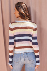 Lyla stripe cardigan