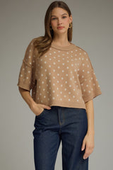 Mae sweater in camel