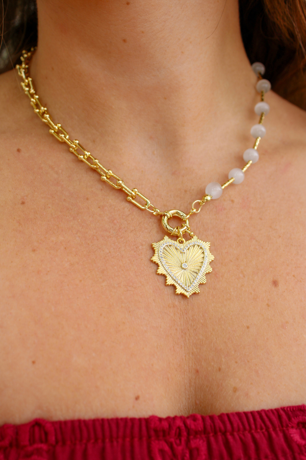 Piece Of My Heart Chain Necklace