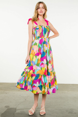 Gianna Multicolor Midi Dress