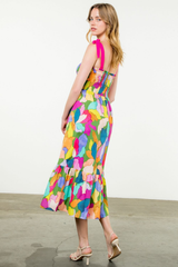 Gianna Multicolor Midi Dress