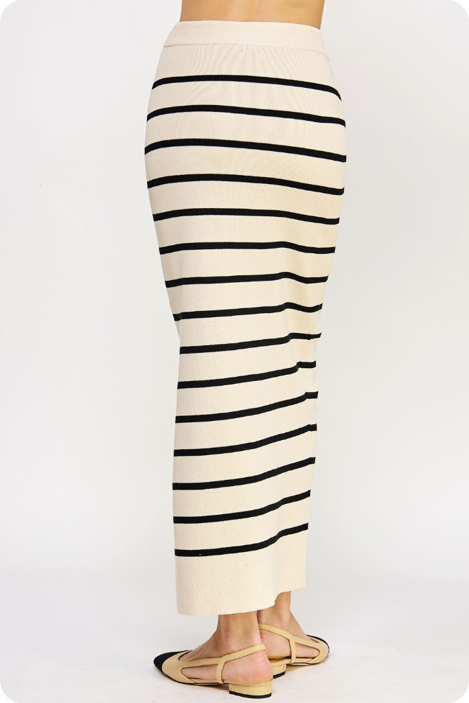 Alana Stripe Maxi Skirt