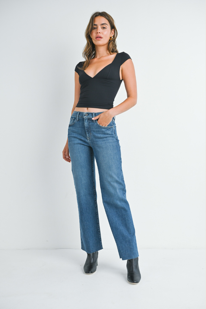 Abby Wide Leg Jean