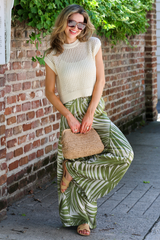 Palm Springs Printed Wide Leg Pant