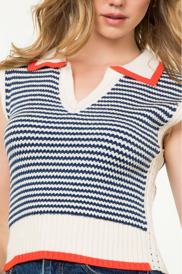 Sofia Sleeveless Sweater Vest